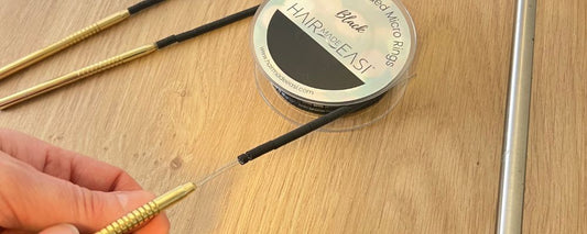 Hair extension rings pre-loaded vs loose - Hair Made Easi