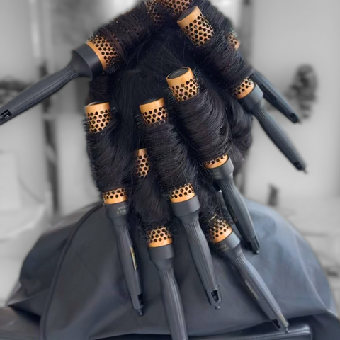 Salon hair extension equipment image – innovative tools for professional hairstylists