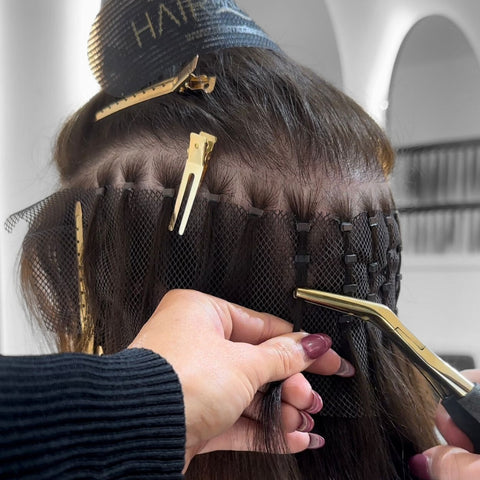 Hair extension brush picture – gentle detangling and maintenance for all extension types