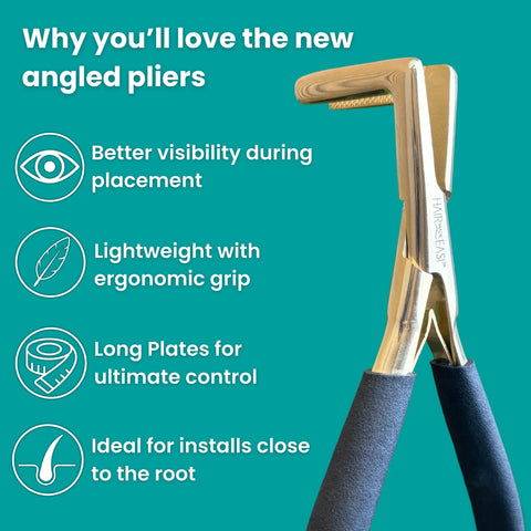 Angled Tape Pliers - Hair Made Easi