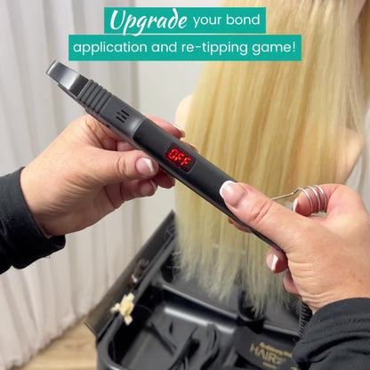 Fusion Bond Heat Applicator for Hair Extensions
