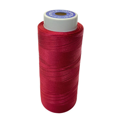 red weaving thread for wefts