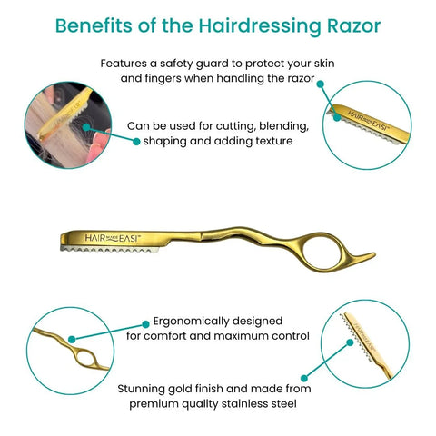 Hairdressing Razor and Replacement Blades Duo - Hair Made Easi
