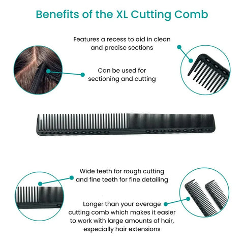 Hairdressing Razor and XL Cutting Comb Duo - Hair Made Easi