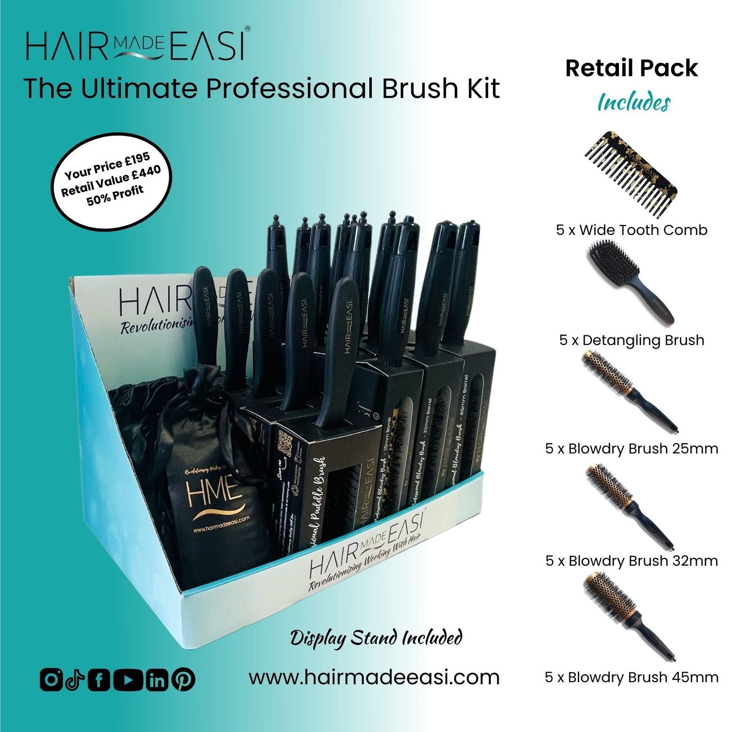 Salon Retail Packs - Hair Made Easi