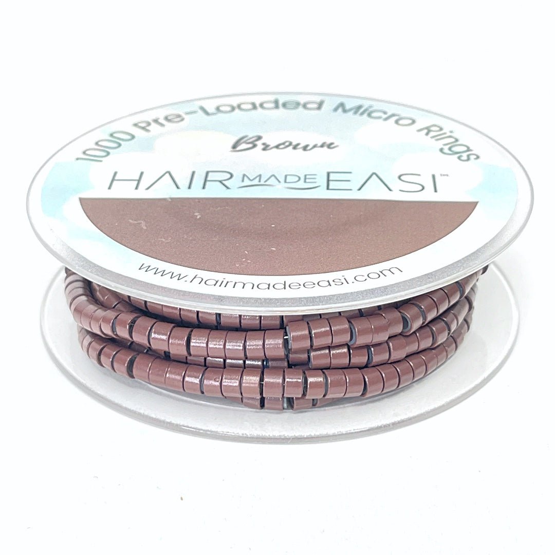 Silicone Lined Pre-Loaded Micro Rings (1000) - Hair Made Easi