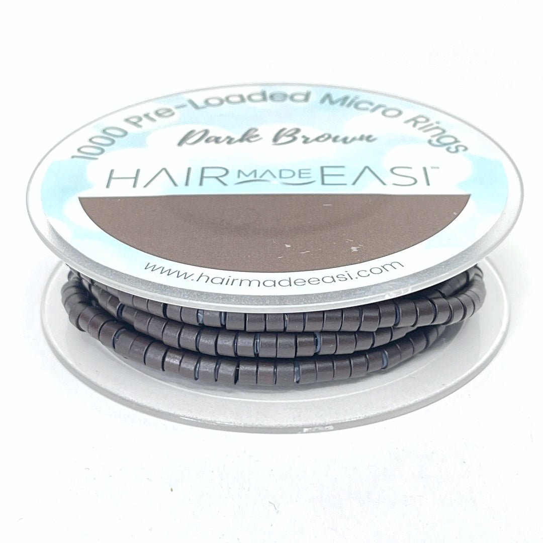 Silicone Lined Pre-Loaded Micro Rings (1000) - Hair Made Easi