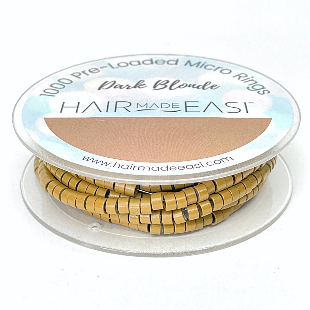 Silicone Lined Pre-Loaded Micro Rings (1000) - Hair Made Easi