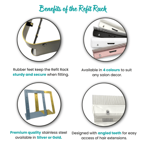 Hair Extension Refit Rack - Hair Made Easi