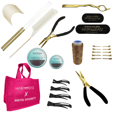 HME X Nikita Doherty Weft & Nano Hybrid Kit - Hair Made Easi