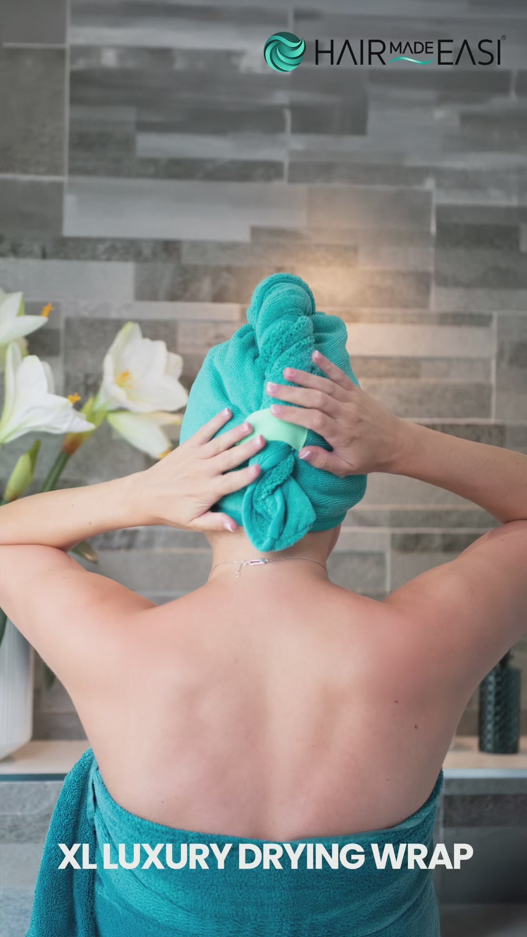 Daily Hair Towel Wrap – Haartuch Aus Microfaser, Einheitsgröße, Schnell Trocknend, Vegan