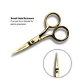 Small Gold Scissors - Hair Made Easi