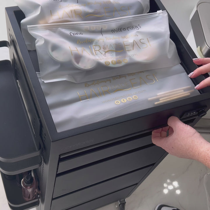 storage pouches for hair extensions