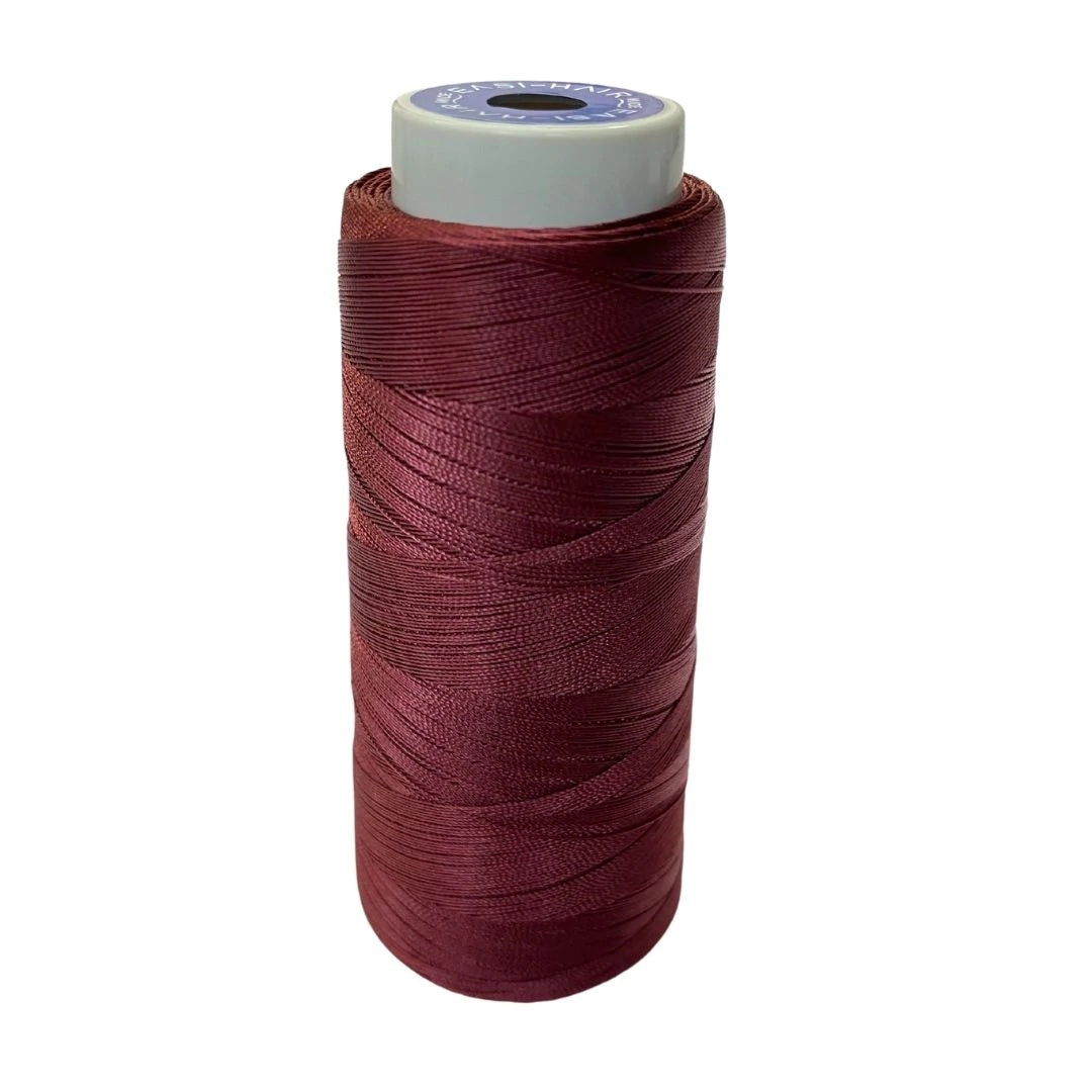 weaving thread burgandy for weft hair extensions