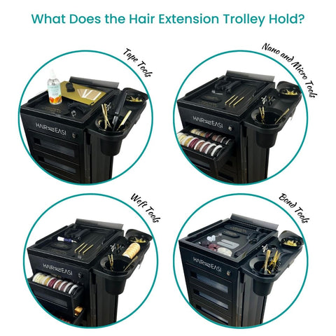 Easi Hair Extension Trolley - Hair Made Easi