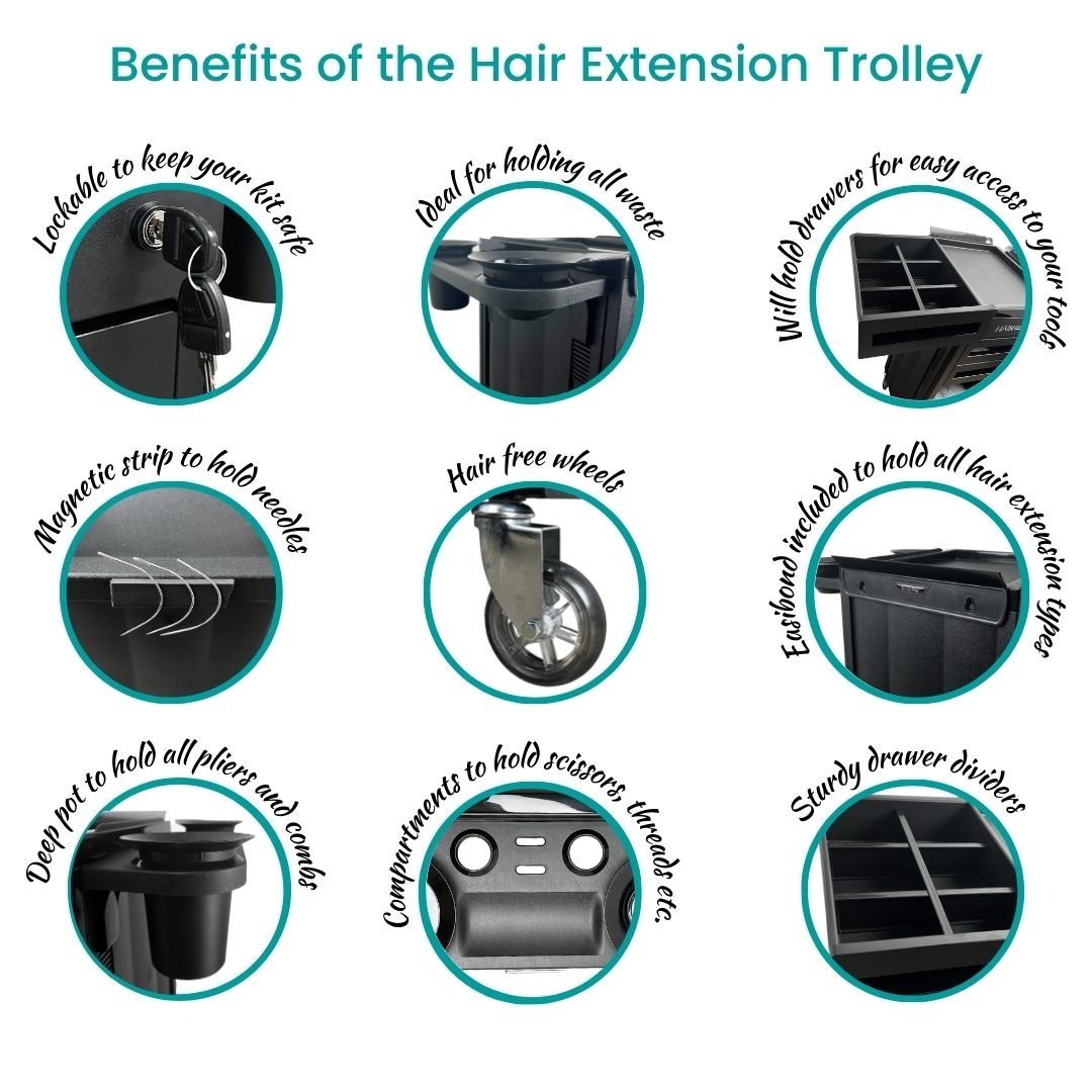 Easi Hair Extension Trolley - Hair Made Easi