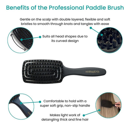 Professional Paddle Brush - Hair Made Easi