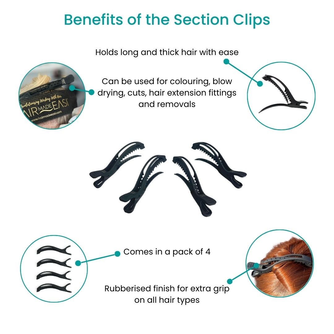 Procare Section Clips Hair Sectioning Clips | Hair Made Easi